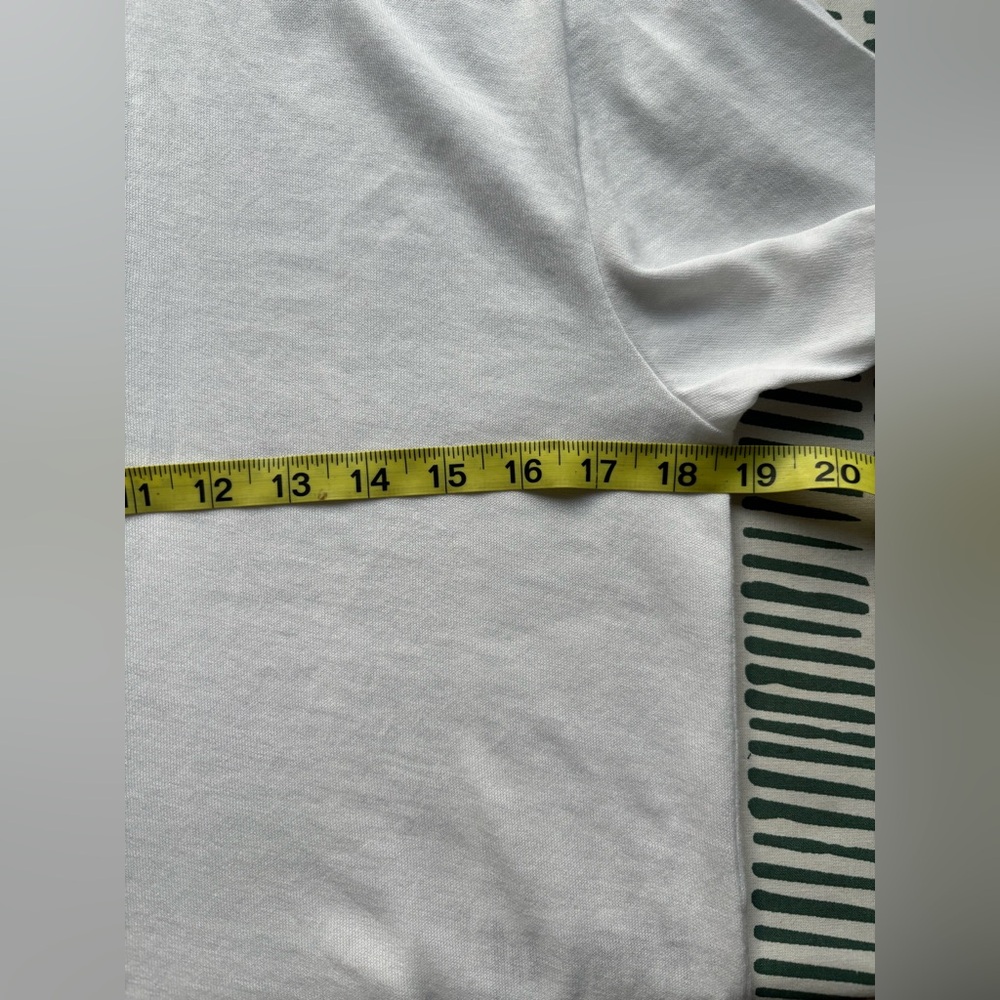 Vince Easy Cotton Polo Shirt size Small white - Picture 4 of 7